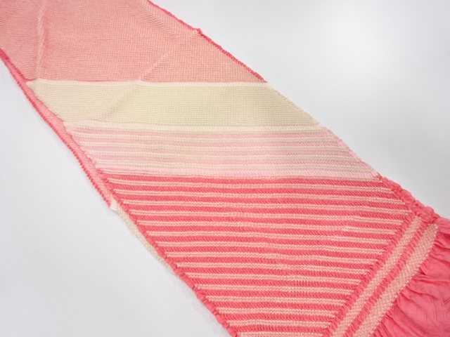 SILK Tie-dye obiage for furisode